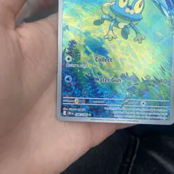 Pokemon Froakie Full Art Holo Water 70 HP Card English - Image 3