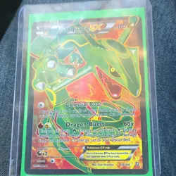 Rayquaza EX Full Art 123/124 Dragons Exalted Ultra Rare Holo Pokemon Card - Image 2