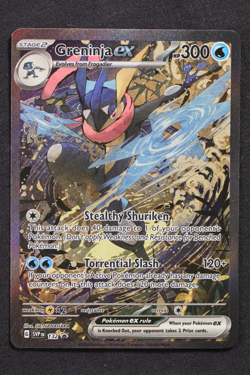 Greninja ex SVP 132 Scarlet & Violet Full Art Black Star Promo Pokemon Card - Image 2