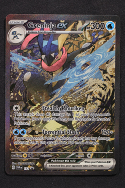 Greninja ex SVP 132 Scarlet & Violet Full Art Black Star Promo Pokemon Card - Image 5