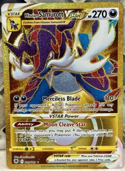Pokemon TCG Hisuian Samurott VSTAR (Secret) 209/189 SWSH10: Astral Radiance NM/M - Image 1