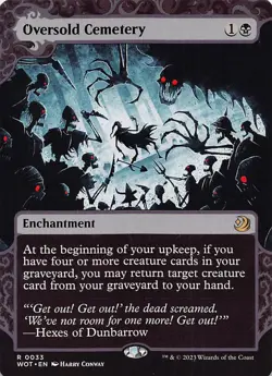 Oversold Cemetery R Wilds of Eldraine: Enchanting Tales 33 NM - Image 1
