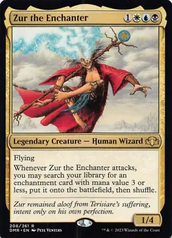 Zur the Enchanter R Dominaria Remastered 206 NM - Image 1