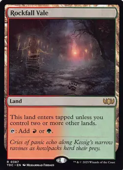 Rockfall Vale R Commander: Tarkir: Dragonstorm 387 NM - Image 1