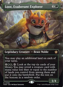 Loot, Exuberant Explorer (Borderless) R Foundations 336 NM - Image 1