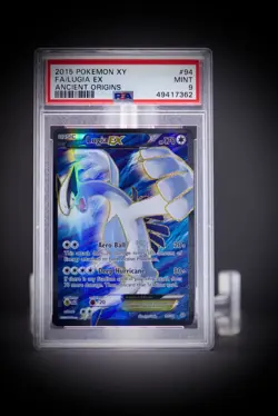 2015 POKEMON XY ANCIENT ORIGINS #94 FULL ART/LUGIA EX PSA 9 - Image 4
