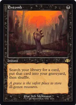 Entomb (Retro Frame) R Dominaria Remastered 304 NM - Image 1
