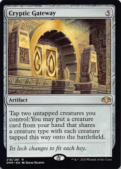 Cryptic Gateway R Dominaria Remastered 218 NM - Image 1