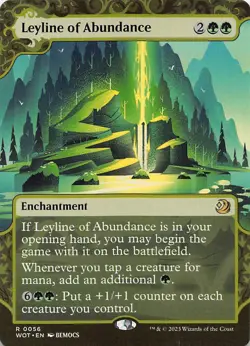 Leyline of Abundance R Wilds of Eldraine: Enchanting Tales 56 NM - Image 1