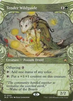 Tender Wildguide (Showcase) R Bloomburrow 325 NM - Image 1