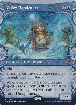 Valley Floodcaller (Showcase) R Bloomburrow 308 NM - Image 1