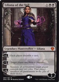Liliana of the Veil M Dominaria United 97 NM - Image 1