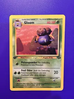 GLOOM 37/64 1ST EDITION JUNGLE 1999 POKEMON TCG - Image 1