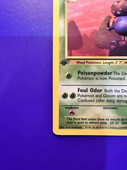 GLOOM 37/64 1ST EDITION JUNGLE 1999 POKEMON TCG - Image 5