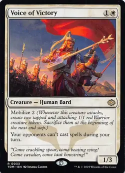 Voice of Victory R Tarkir: Dragonstorm 33 NM - Image 1