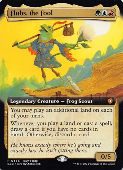 Flubs, the Fool (Extended Art) P Buy-A-Box Promos 356 NM - Image 1