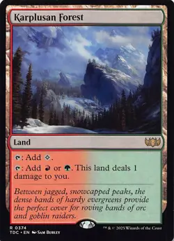 Karplusan Forest R Commander: Tarkir: Dragonstorm 374 NM - Image 1
