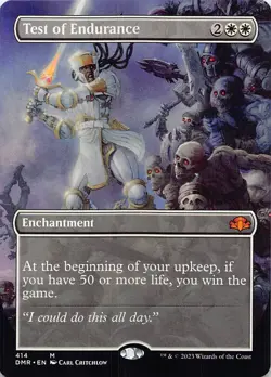 Test of Endurance (Borderless) M Dominaria Remastered 414 NM - Image 1