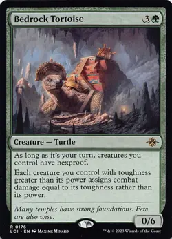 Bedrock Tortoise R The Lost Caverns of Ixalan 176 NM - Image 1