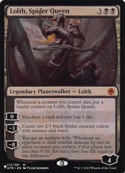 Lolth, Spider Queen M The List Reprints 112/281 NM - Image 1