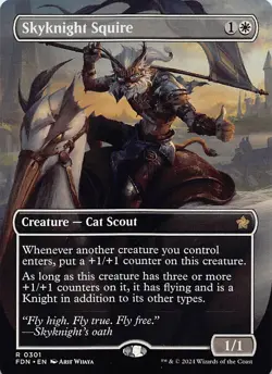 Skyknight Squire (Borderless) R Foundations 301 NM - Image 1