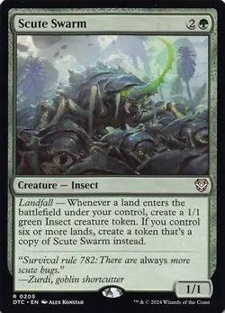Scute Swarm R Commander: Outlaws of Thunder Junction 205 NM - Image 1