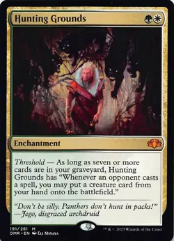 Hunting Grounds M Dominaria Remastered 191 NM - Image 1