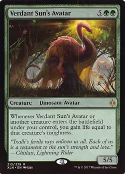 Verdant Sun's Avatar R Ixalan 213 NM - Image 1