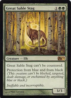 Great Sable Stag R Magic 2010 (M10) 186 NM - Image 1
