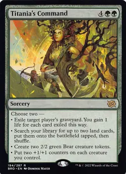 Titania's Command R The Brothers' War 194 NM - Image 1