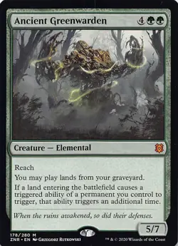 Ancient Greenwarden M Zendikar Rising 178 NM - Image 1