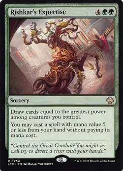 Rishkar's Expertise R Commander: The Lost Caverns of Ixalan 254 NM - Image 1