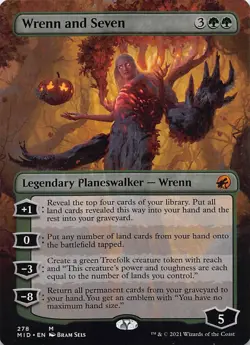 Wrenn and Seven (Borderless) M Innistrad: Midnight Hunt 278 NM - Image 1