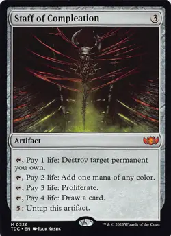 Staff of Compleation M Commander: Tarkir: Dragonstorm 326 NM - Image 1