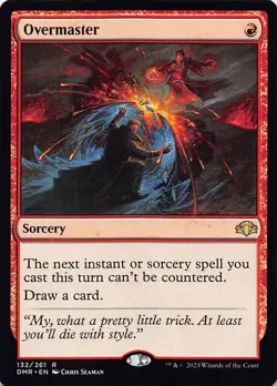 Overmaster R Dominaria Remastered 132 NM - Image 1