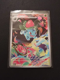 Ivysaur Illustration Rare 134/132 Near Mint Mega Evolution Pokemon TCG English - Image 1