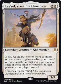 Lae'zel, Vlaakith's Champion R Commander Legends: Battle for Baldur's Gate 29 NM - Image 1
