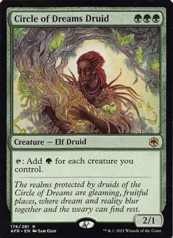Circle of Dreams Druid R Adventures in the Forgotten Realms 176 NM - Image 1