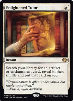 Enlightened Tutor R Dominaria Remastered 6 NM - Image 1