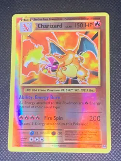 Charizard 11/108 Reverse Holo - XY Evolutions Pokemon Card - MP - Image 1