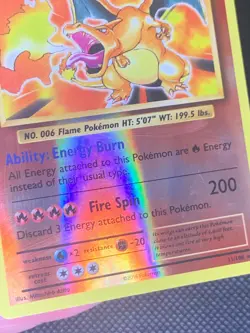 Charizard 11/108 Reverse Holo - XY Evolutions Pokemon Card - MP - Image 2