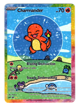 POKEMON - BUBBLE FRIENDS - CHARMANDER * FAN ART * - Image 1
