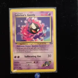 Sabrina's Gastly 97/132 Gym Challenge Regular Pokemon Card - Image 1
