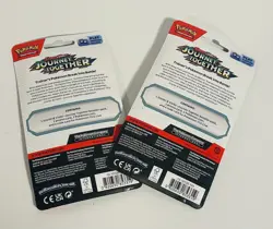 POKEMON TCG JOURNEY TOGETHER Checklane blisters ENGLISH promo Set Yanma/Scraggy - Image 2