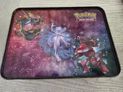 Vintage Pokemon Pikachu SHINING LEGENDS COLLECTOR CHEST LUNCH BOX Tin Can - Image 3