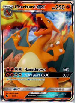 Charizard GX 9/68 Hidden Fates - Pokemon Card - NM - Image 1