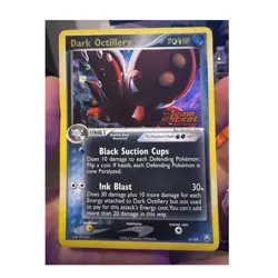 Pokemon Dark Octillery 8/109 EX Team Rocket Returns Reverse Holo Rare - Image 1