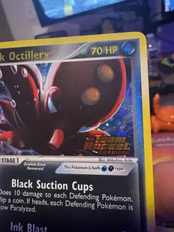 Pokemon Dark Octillery 8/109 EX Team Rocket Returns Reverse Holo Rare - Image 2