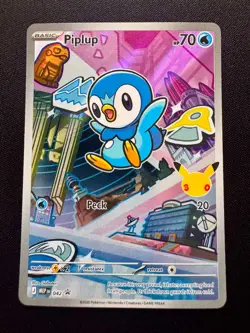 🌈 Piplup #042 - Pokemon First Partner Black Star Promo - Pokemon TCG - NM/MT - Image 1