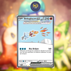 Carte Pokemon Francaise - Bekaglacon EX 222/197 - Ecarlate et Violet - Image 1